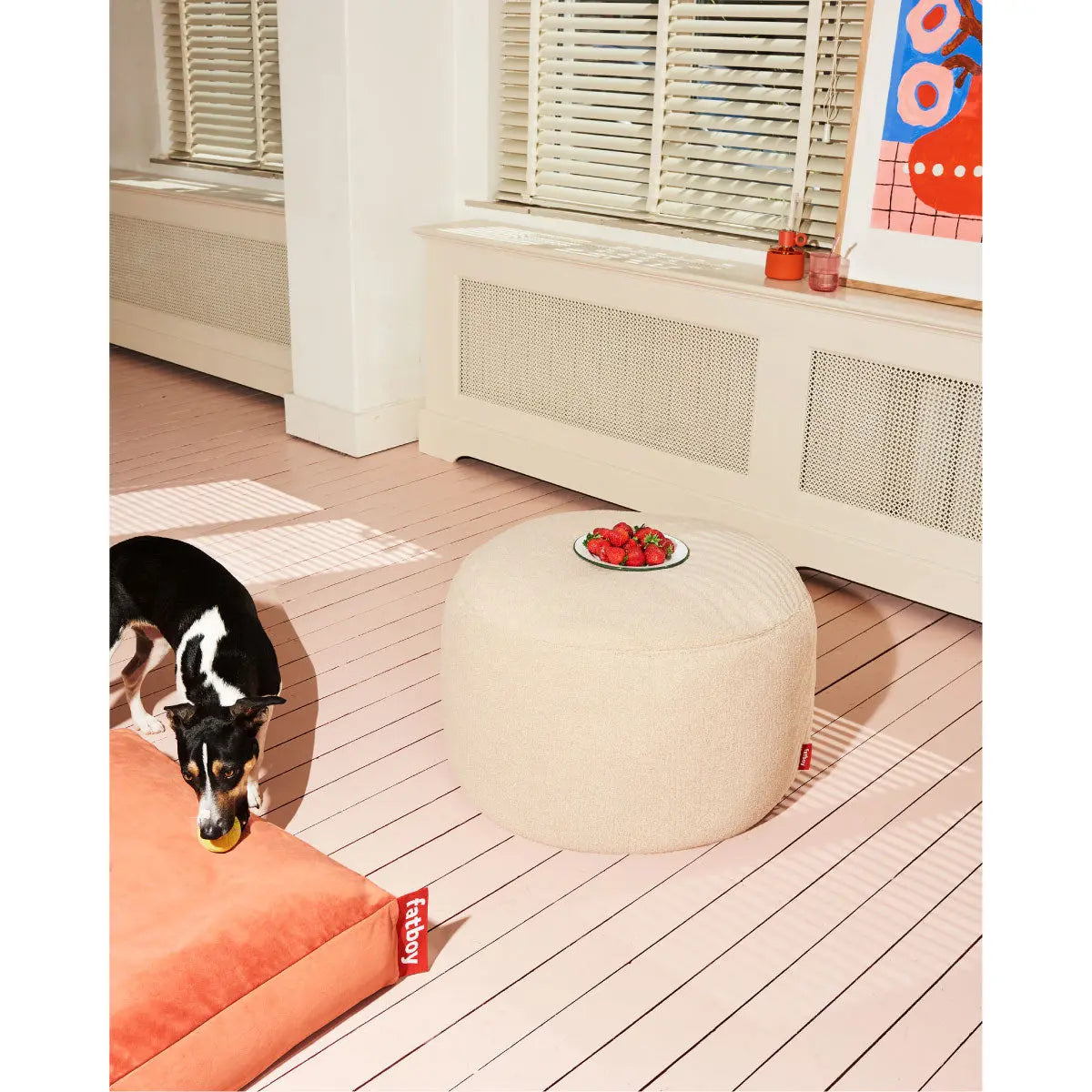 Fatboy Point Pouf Sherpa, large pouffe - DesertRiver.shop