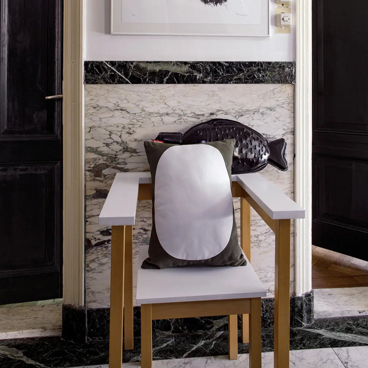 Fatboy Pop throw pillow, blossom - DesertRiver.shop