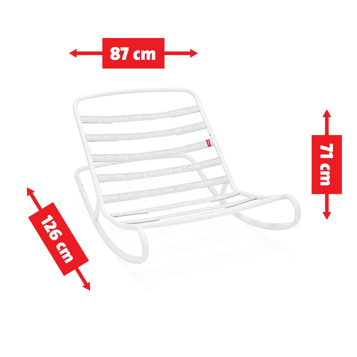 Fatboy Rock & roll rocking chair, black Fatboy