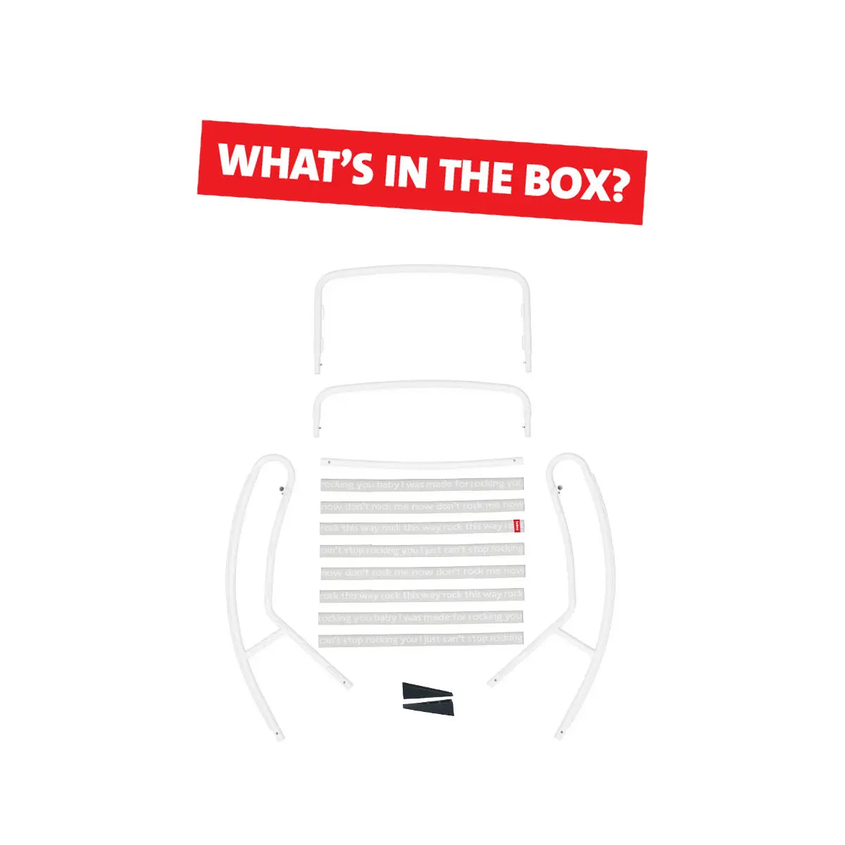 Fatboy Rock & roll rocking chair, black Fatboy