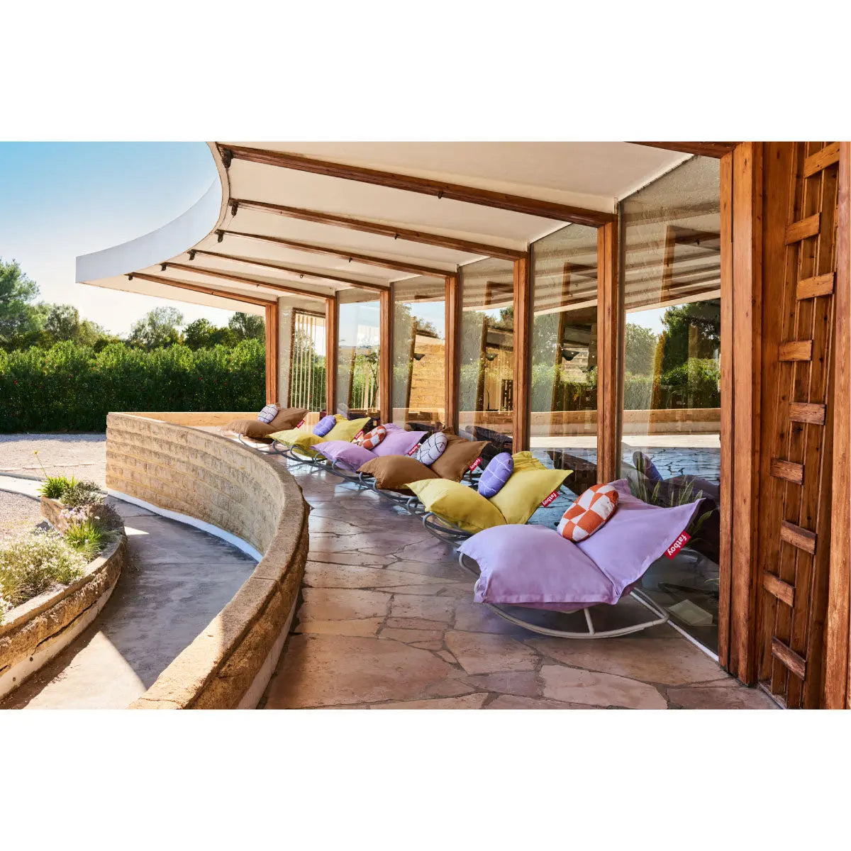 Fatboy Rock & roll rocking chair, light grey - DesertRiver.shop