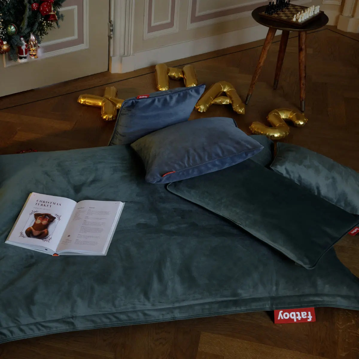 Fatboy Square cushion in velvet Fatboy