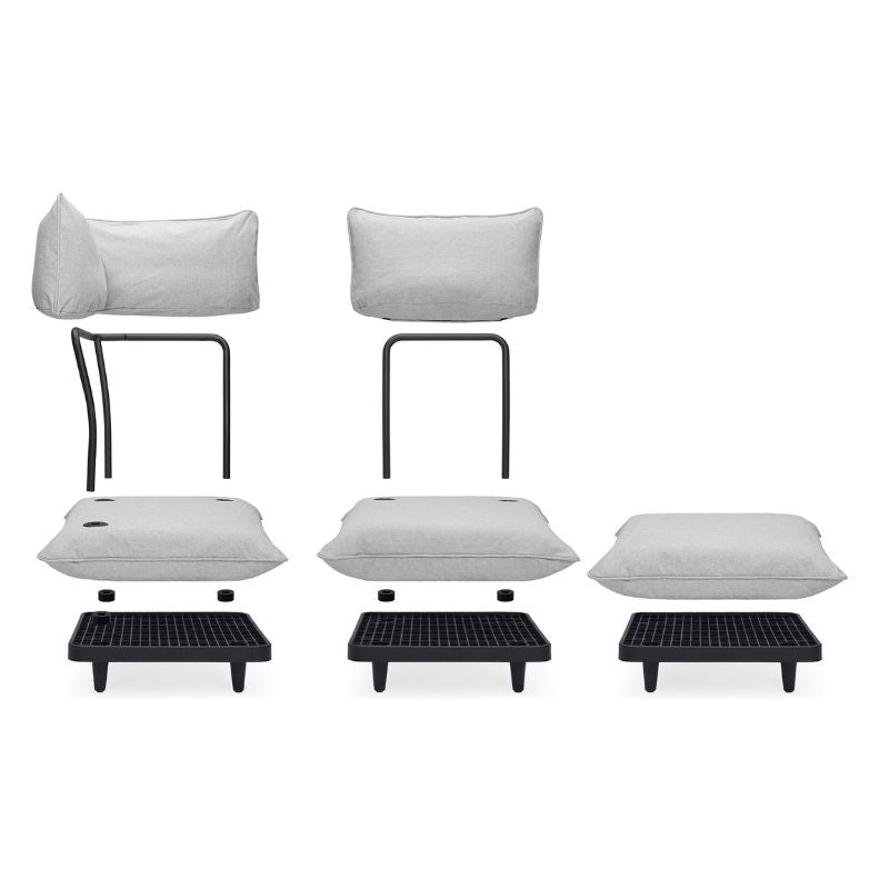 Fatboy Paletti Outdoor Daybed Lounge Set (Mist)