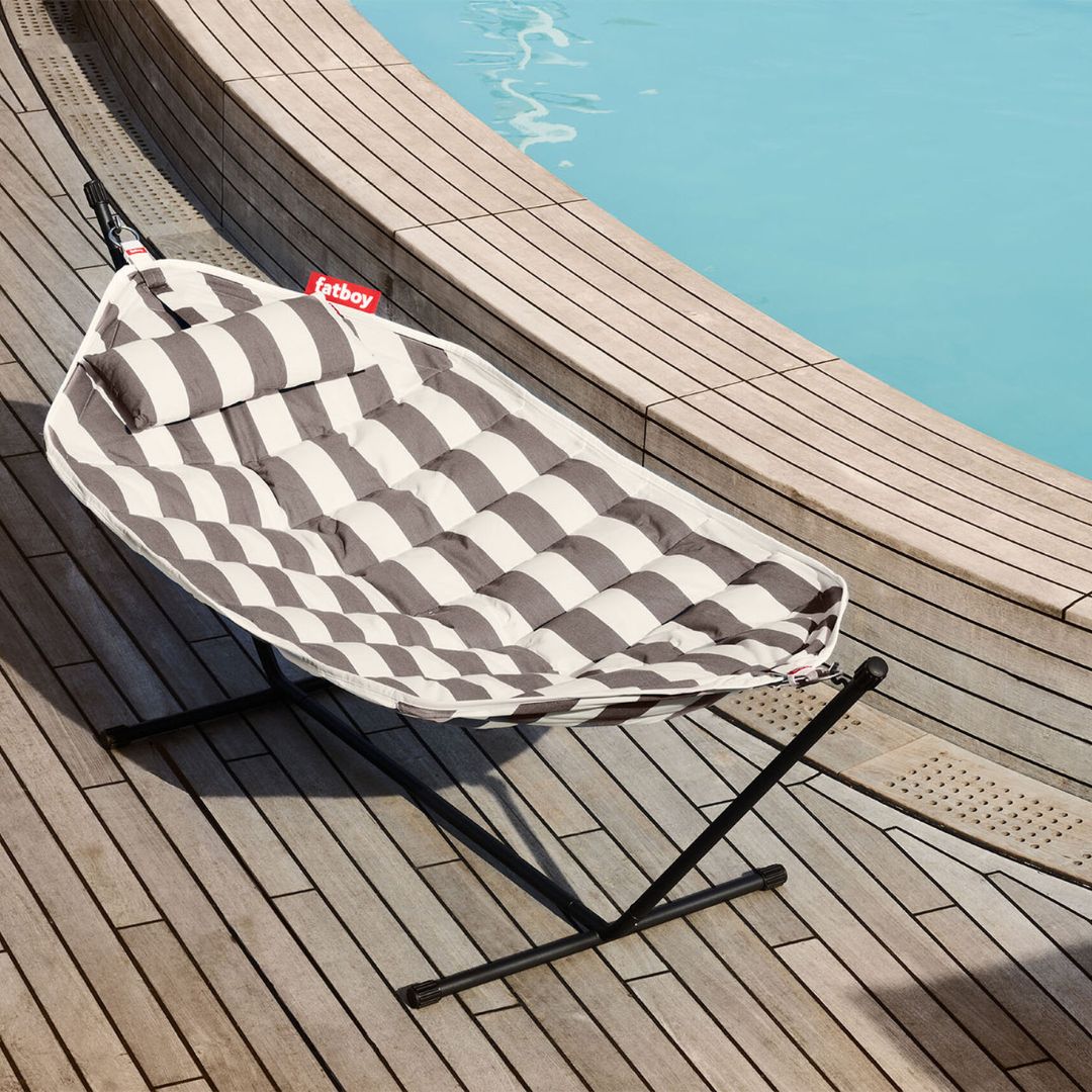 Fatboy Headdemock Superb Hammock with Stand (Stripe Cacao)