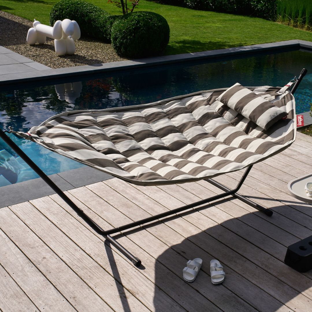Fatboy Headdemock Superb Hammock with Stand (Stripe Cacao)
