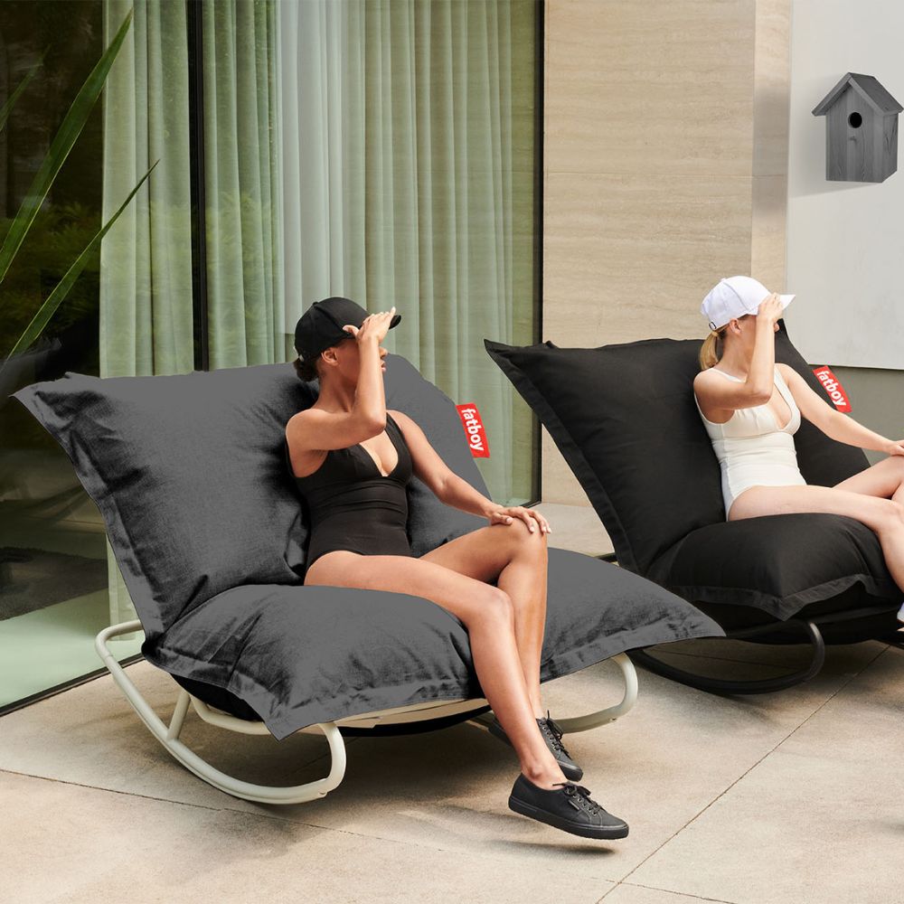 Fatboy Bean Bag with Rocking Chair and Pouf 
