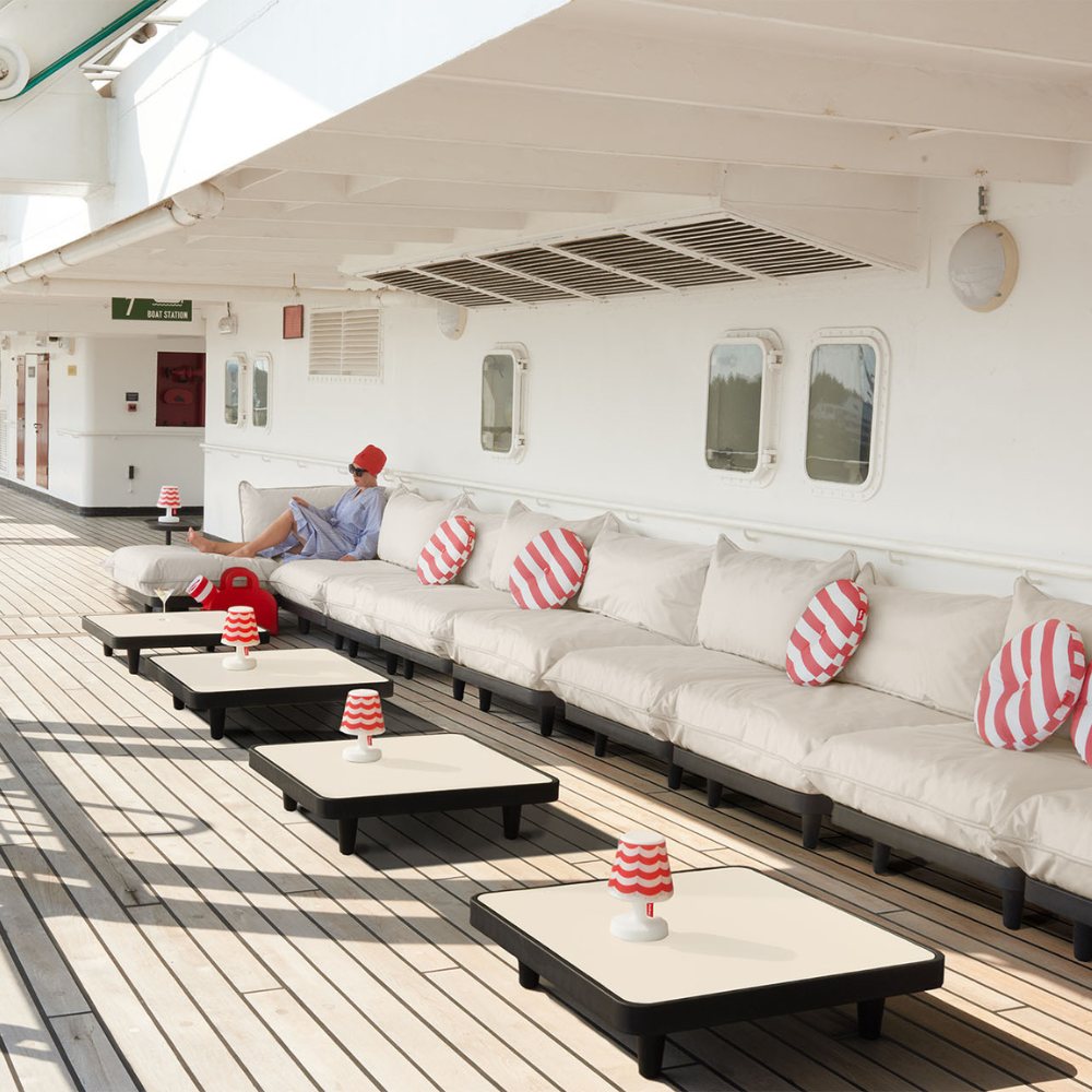 Fatboy Paletti 3-Seater Outdoor Sofa with Footstool (Sahara)