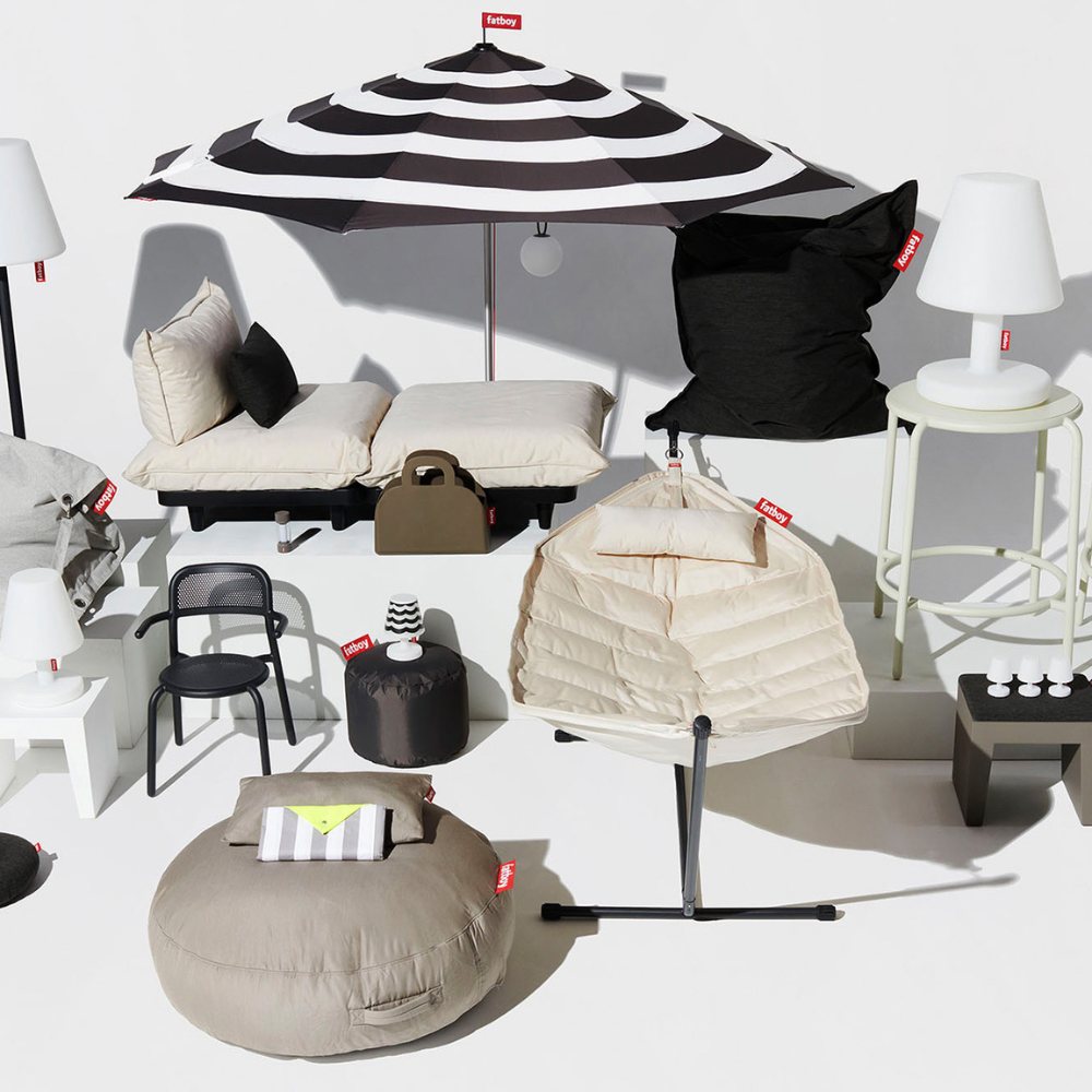 Fatboy Paletti 3-Seater Outdoor Sofa with Footstool (Sahara)