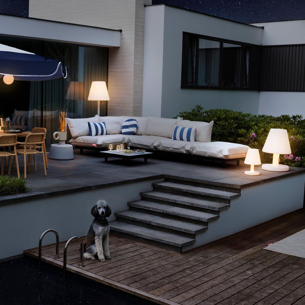 Fatboy Paletti 3-Seater Outdoor Sofa with Footstool (Sahara)