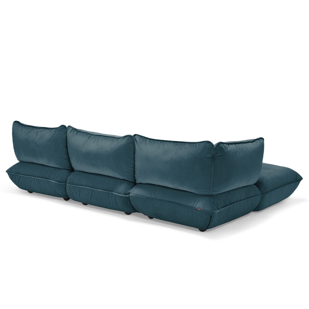Fatboy Sumo Velvet Recycled L-Shape Sofa Set - 40% OFF
