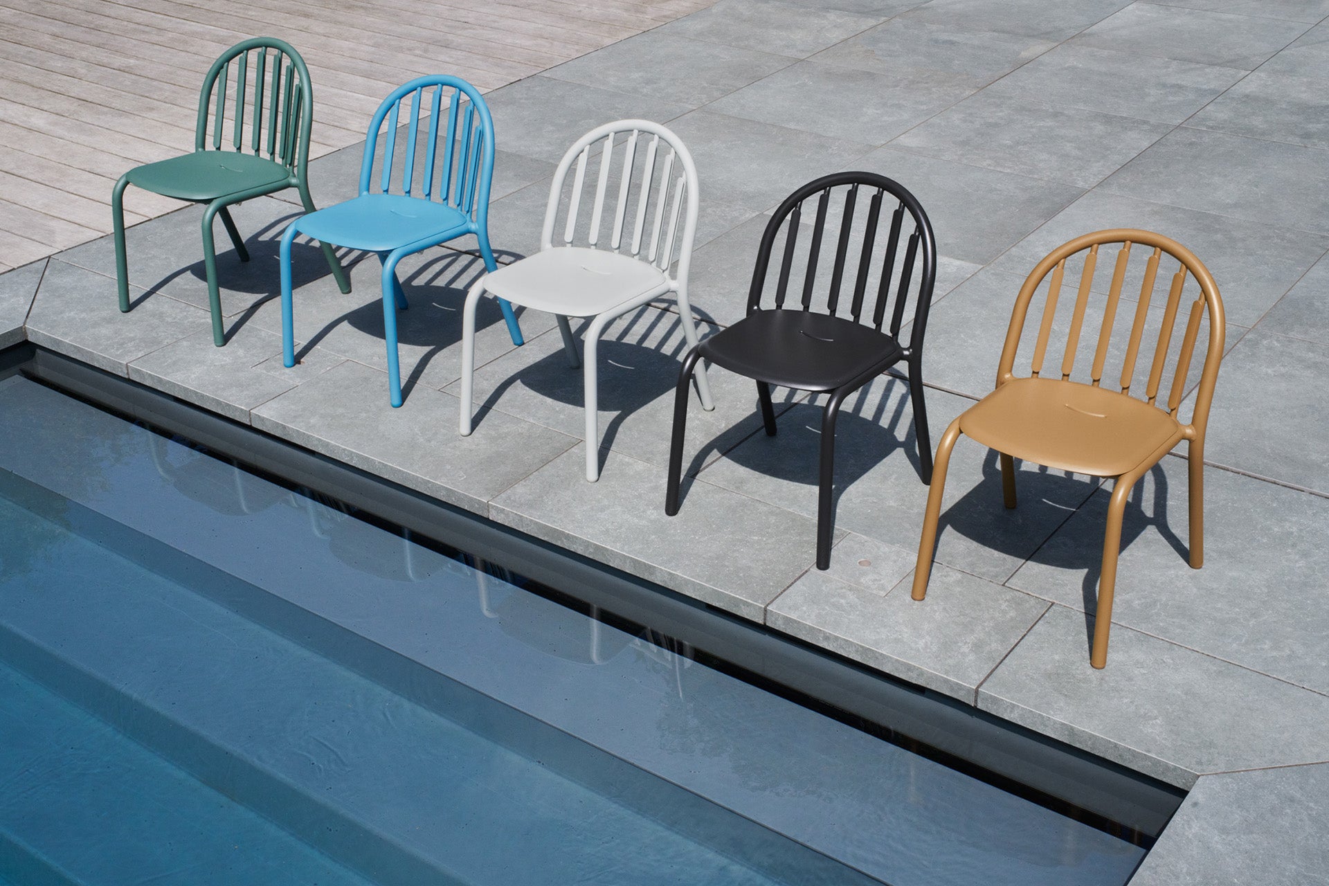 Fatboy Fred’s outdoor chairs from Desert River Shop for sitting comfortably by the pool