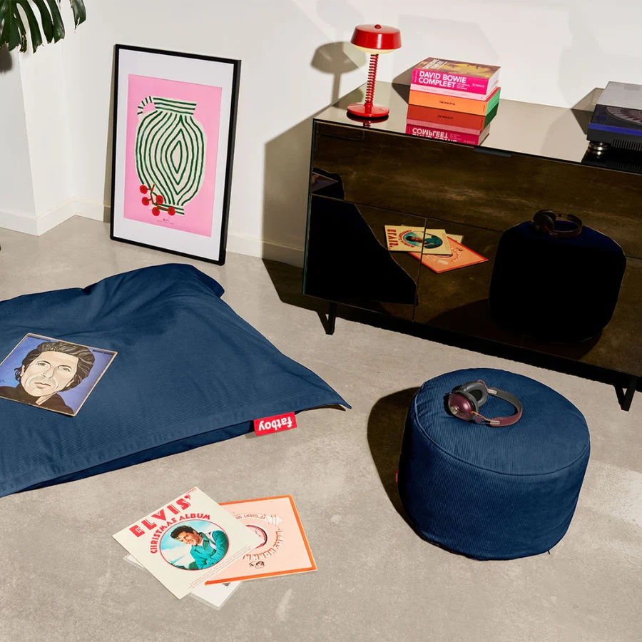 Fatboy Original Indoor Bean Bag Chairs create cosy seating experiences for living rooms and bedrooms.