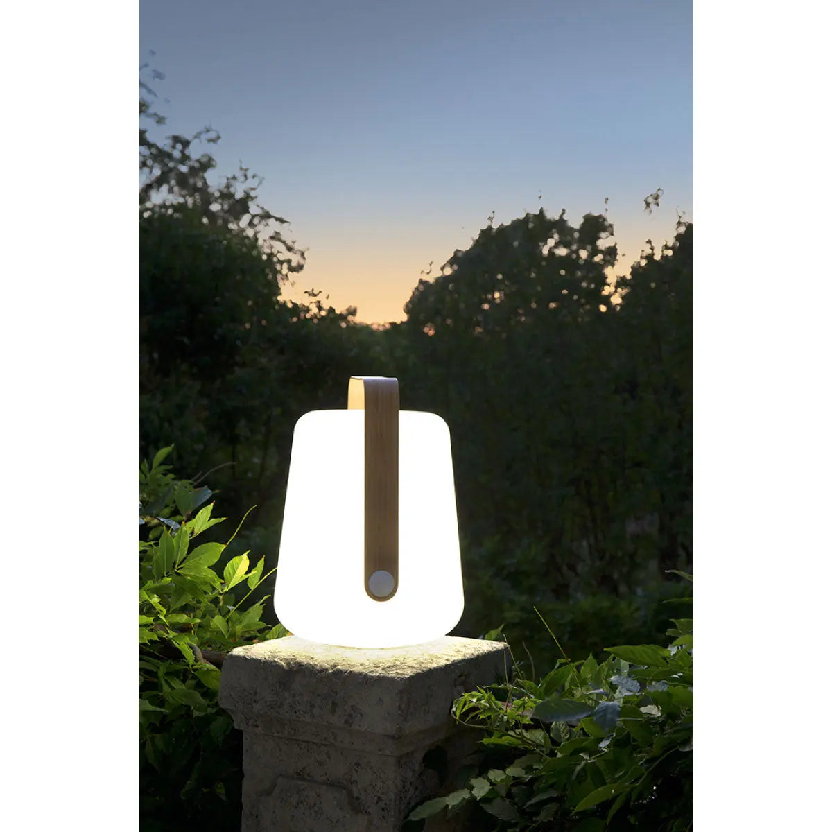 Fermob Balad table lamp, bamboo (H25cm) - DesertRiver.shop