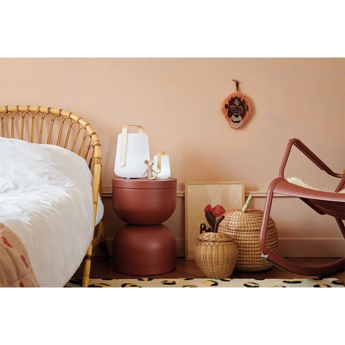 Fermob Balad table lamp, bamboo (H38cm) - DesertRiver.shop