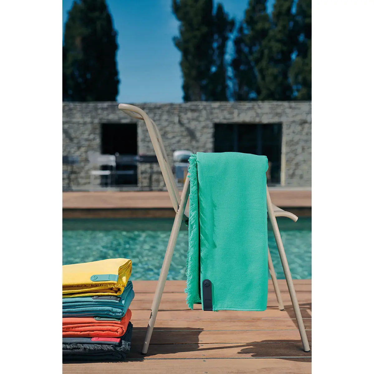 Fermob Colour Mix Fouta beach towel (200 x 100 cm) - DesertRiver.shop
