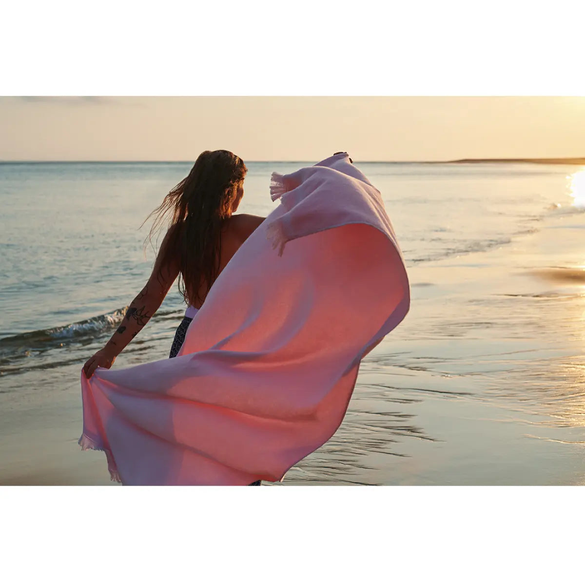 Fermob Colour Mix Fouta beach towel (200 x 100 cm) - DesertRiver.shop