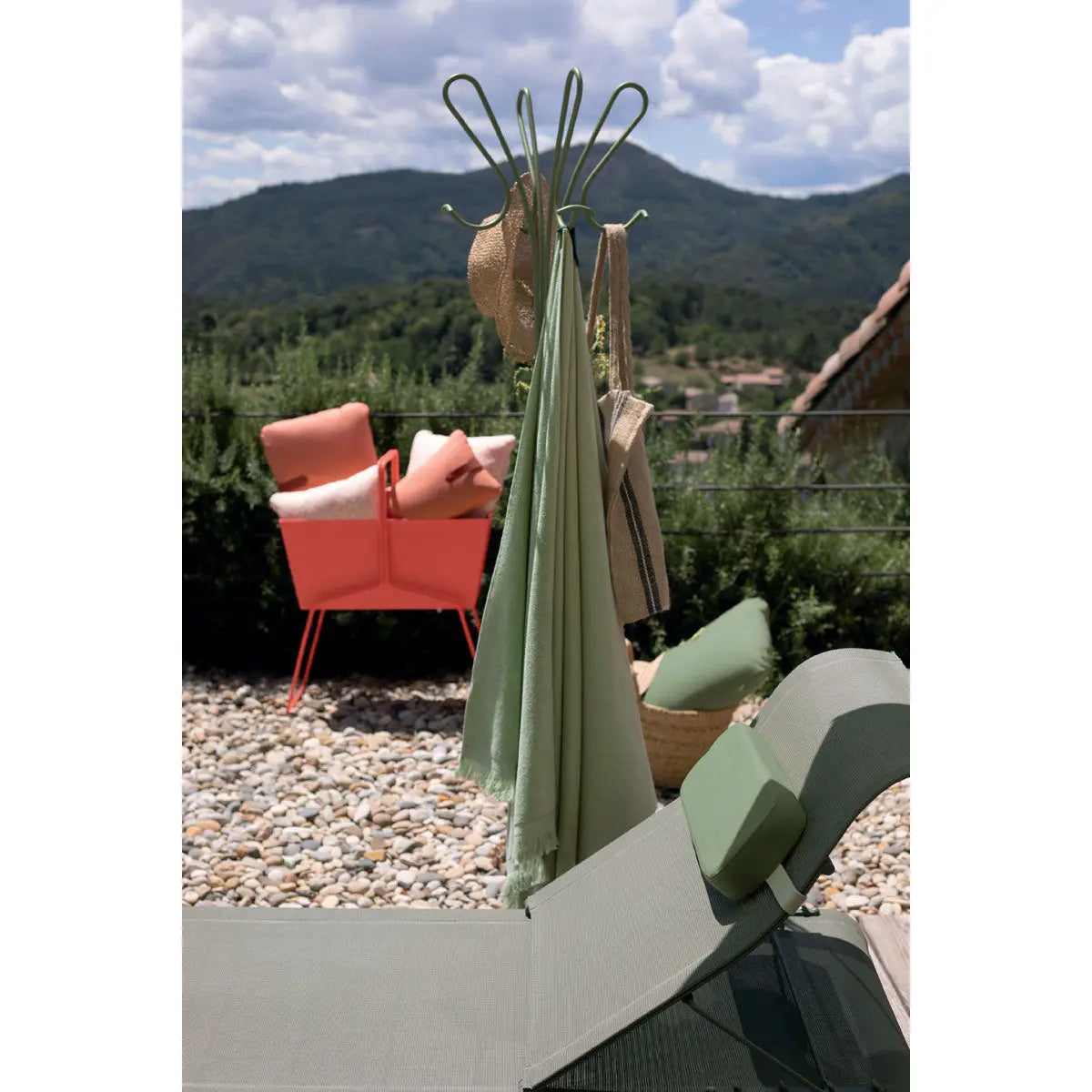 Fermob Colour Mix Fouta beach towel (200 x 100 cm) - DesertRiver.shop