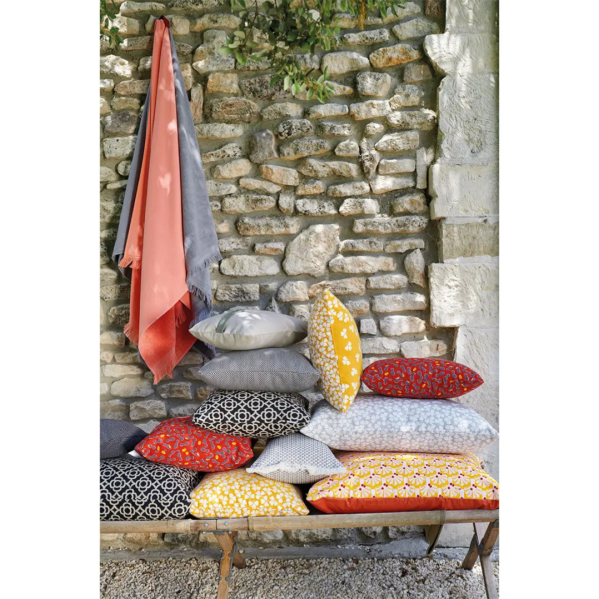 Fermob Colour Mix Fouta beach towel (200 x 100 cm) - DesertRiver.shop