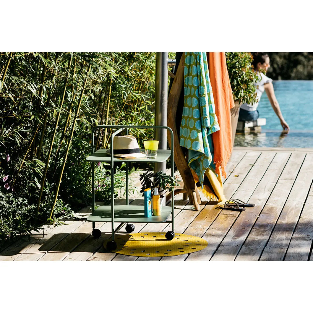 Fermob Colour Mix Fouta beach towel (200 x 100 cm) - DesertRiver.shop