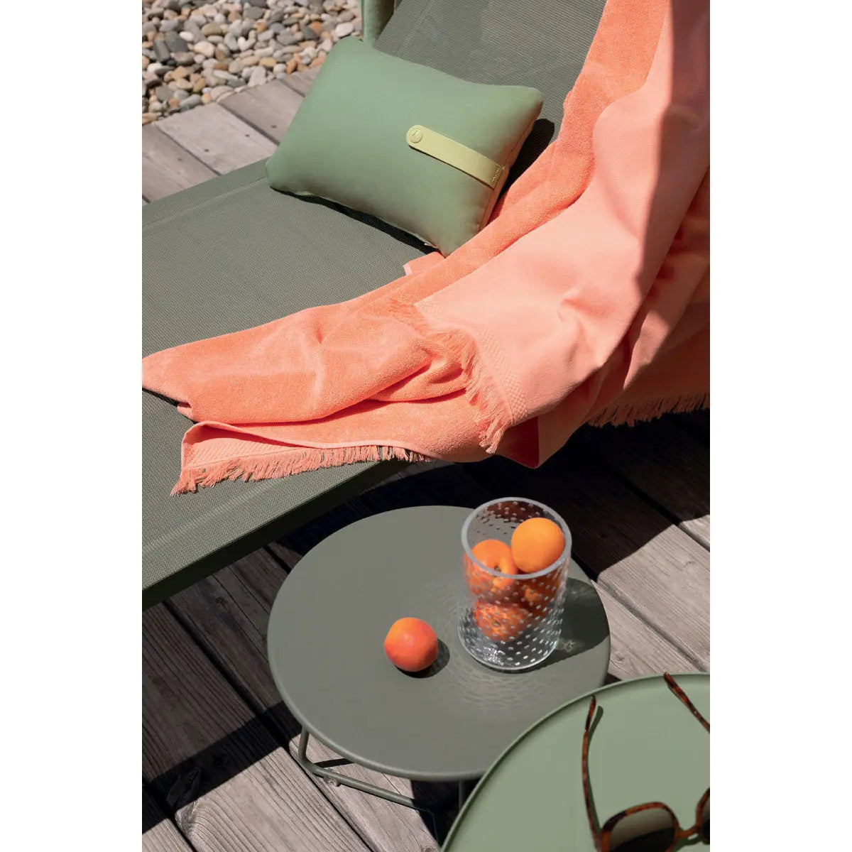 Fermob Colour Mix Fouta beach towel (200 x 100 cm) - DesertRiver.shop