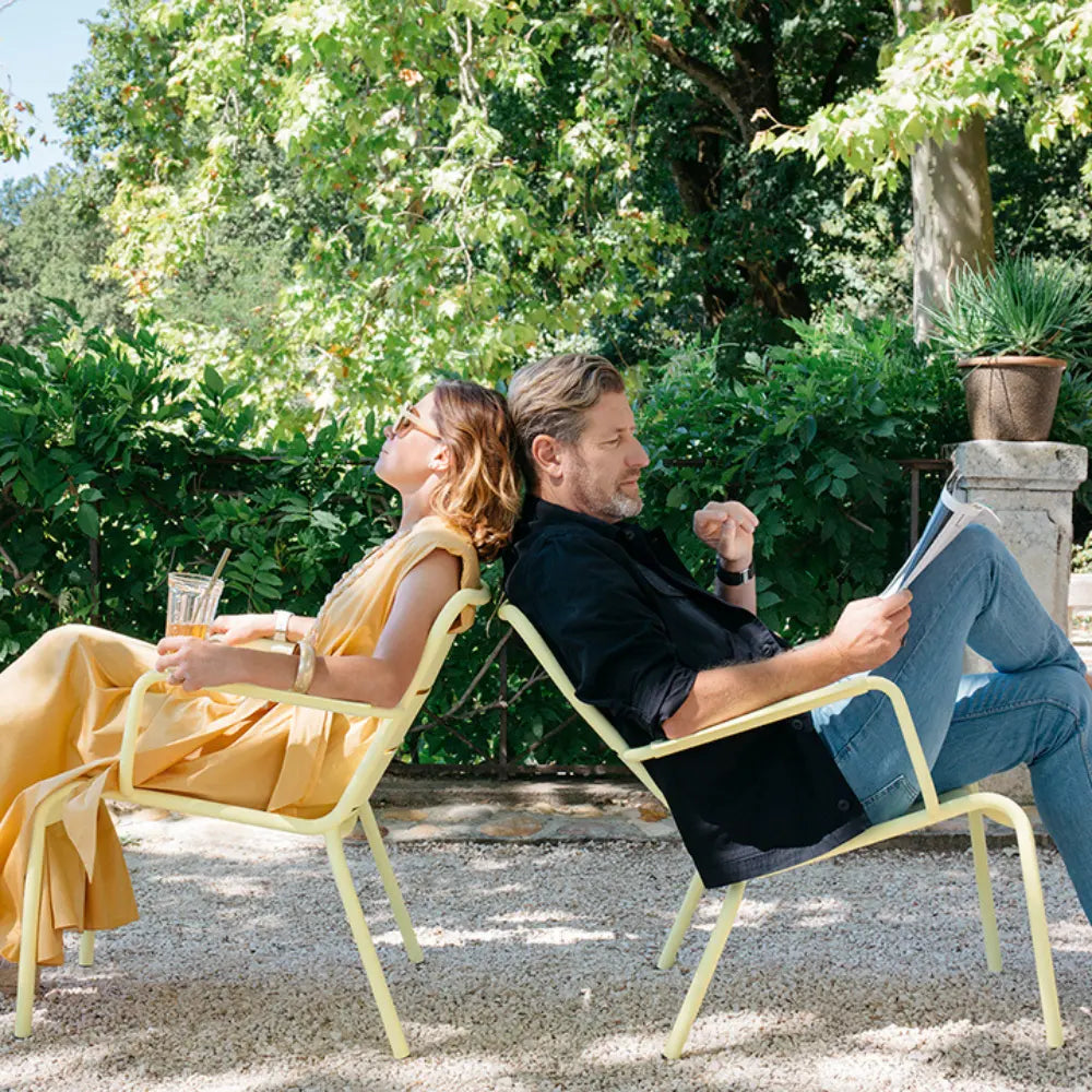 Fermob Luxembourg low armchair - DesertRiver.shop