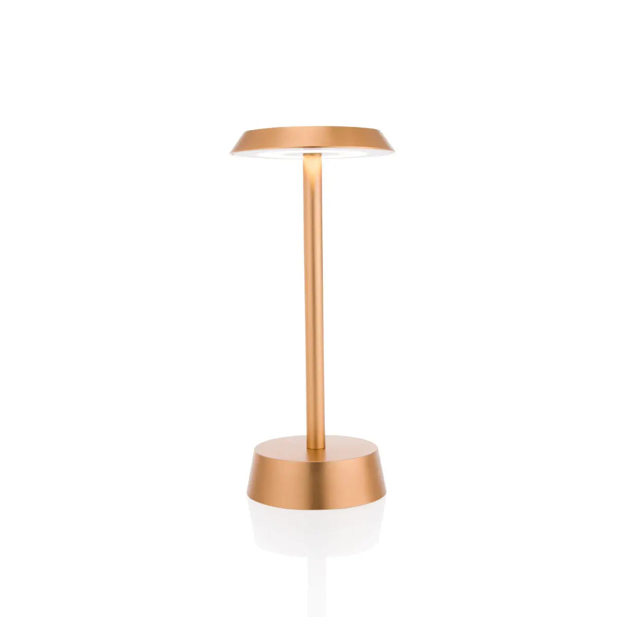 Filini Ciel metal table lamp, champagne gold - DesertRiver.shop