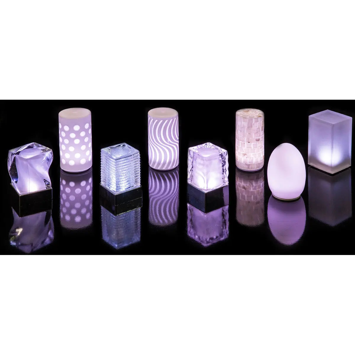 Filini Classic Mosaic LED table lamp, set of 2 Filini