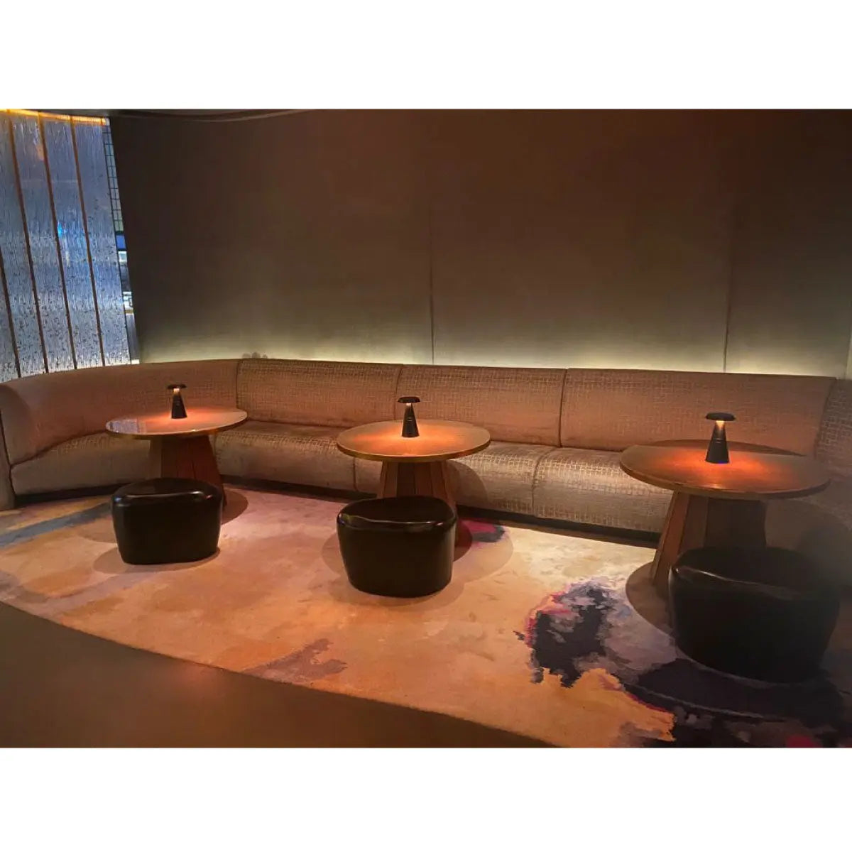 Filini Cone metal table lamp, black - DesertRiver.shop