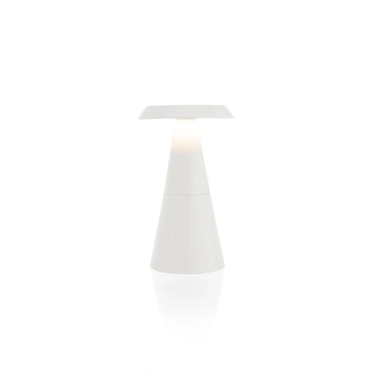 Filini Cone metal table lamp, white - DesertRiver.shop
