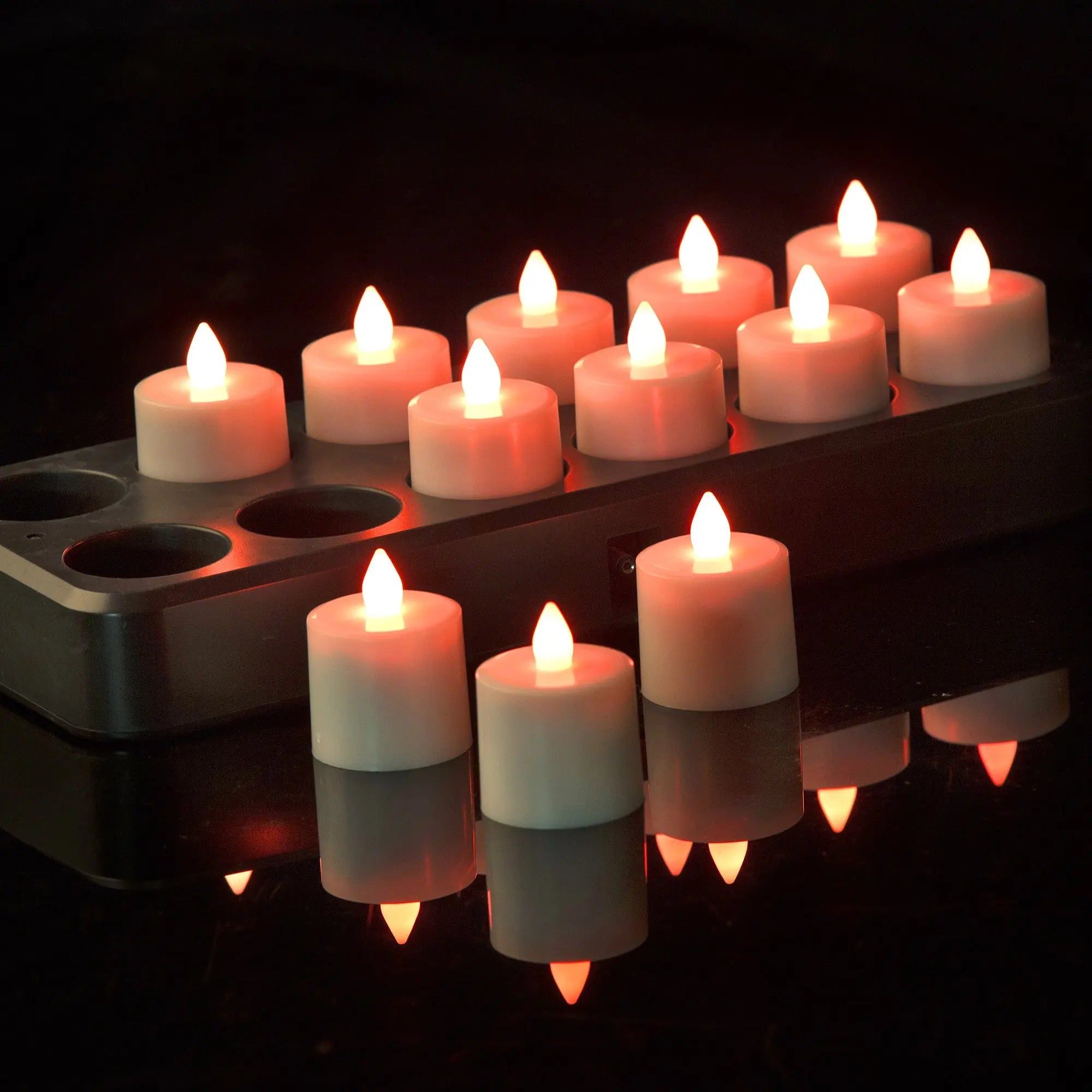 Filini LED tealights, multicoloured Filini