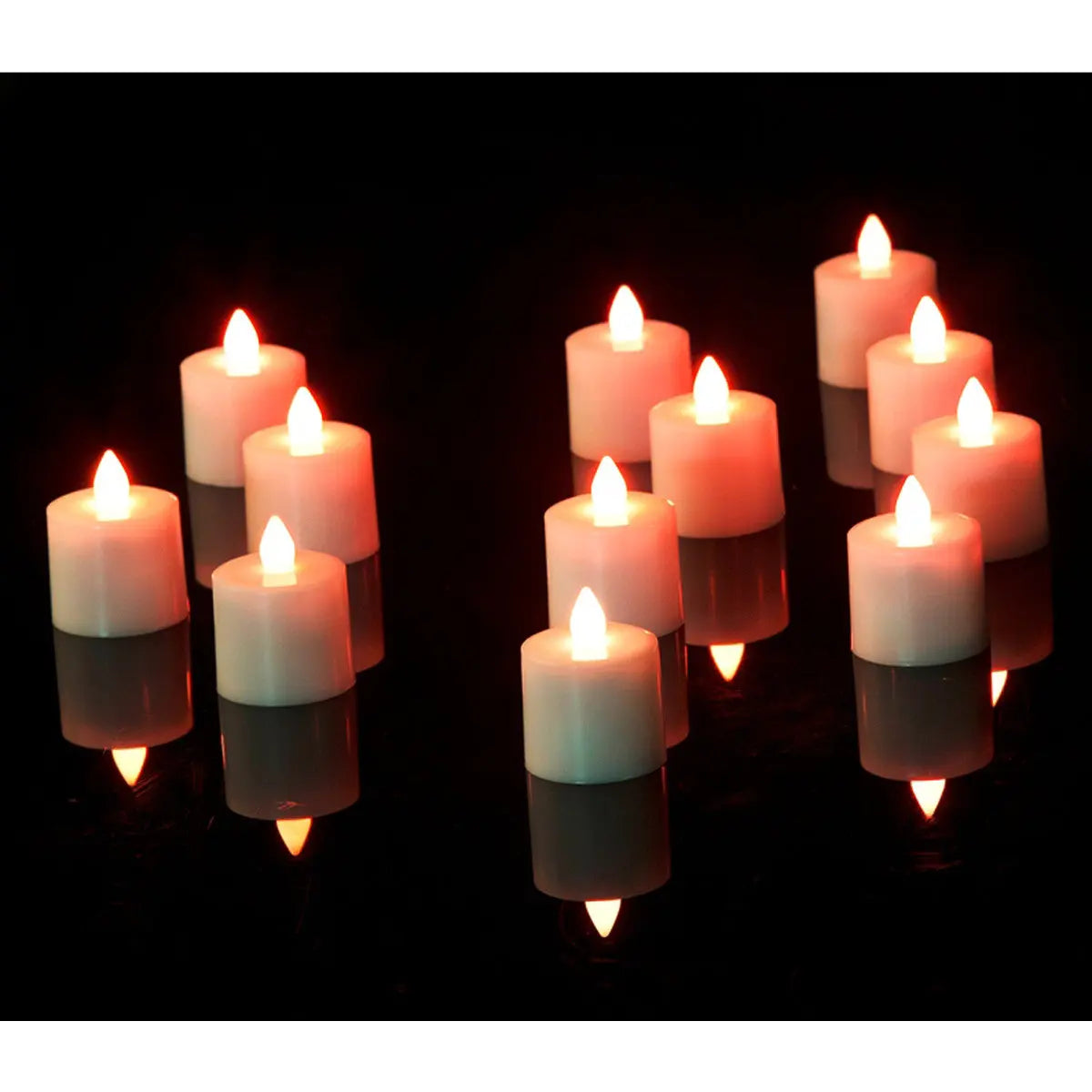 Filini LED tealights, multicoloured Filini