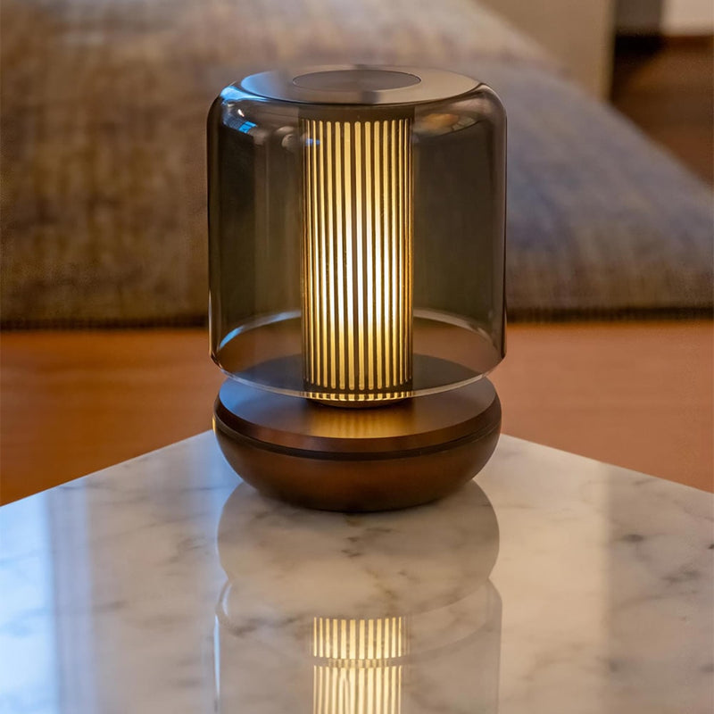 Humble Firefly Rechargeable Table Lamp (Gold / Smoked)