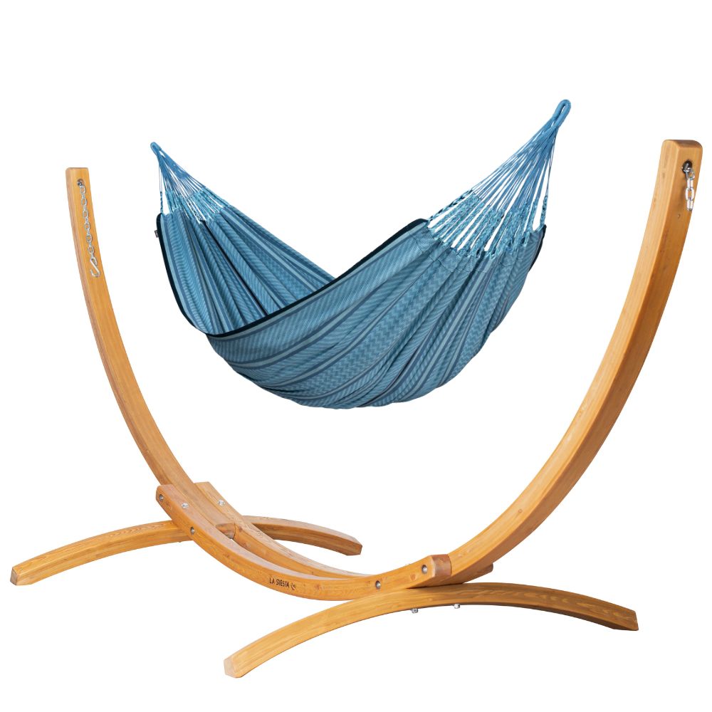 LA SIESTA Flora Double Organic Cotton Classic Swing Hammock (Size L - 160 cm)