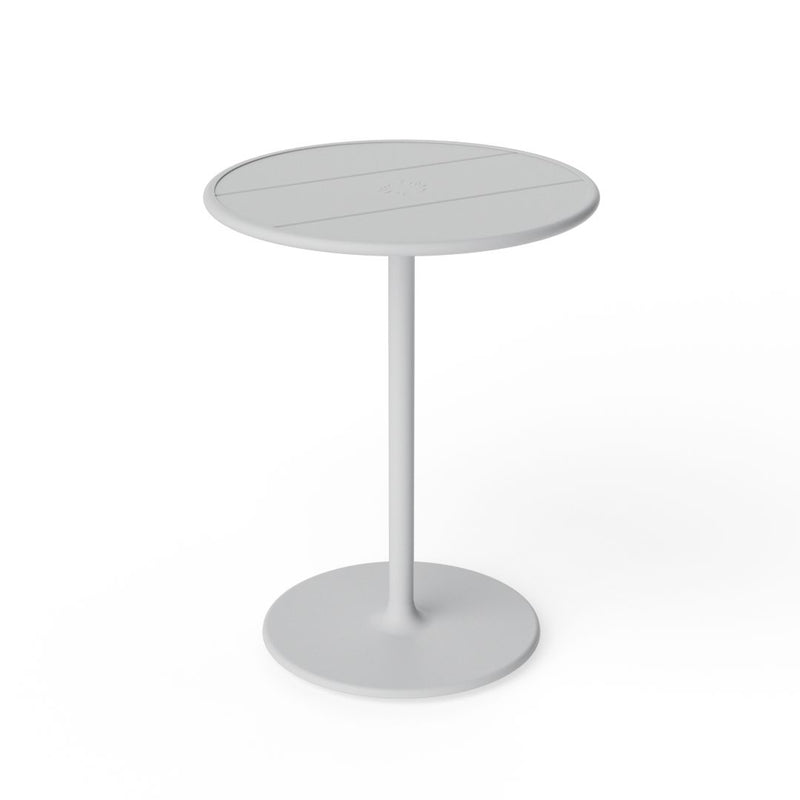 Compact round Fatboy Fred’s Bistreau table in blue, available from Desert River Shop
