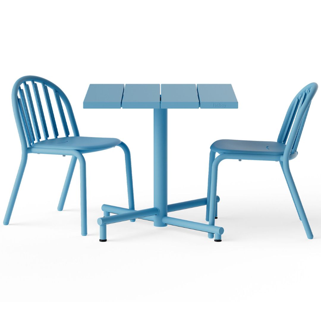 Fatboy Fred's Bistreau Square Table and Chair Set (2-Seater)