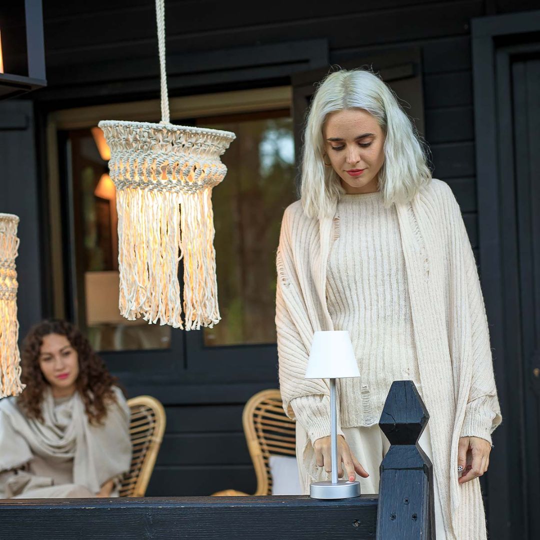 New Garden Lola Slim 30 table lamp, Rose Gold