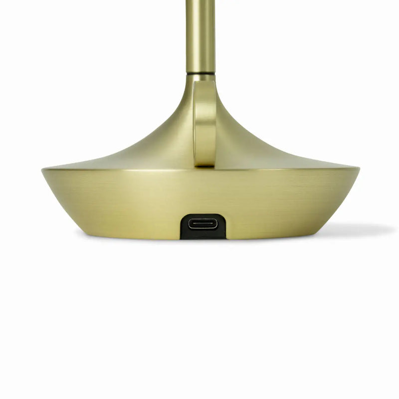 Graypants Wick portable table lamp, brass - DesertRiver.shop