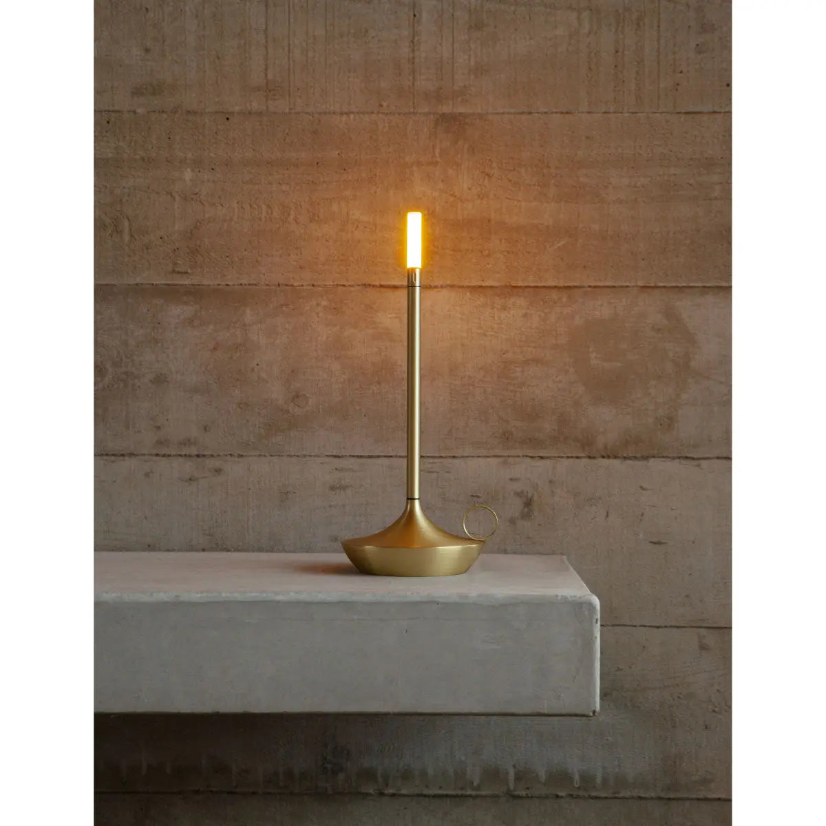 Graypants Wick portable table lamp, brass - DesertRiver.shop