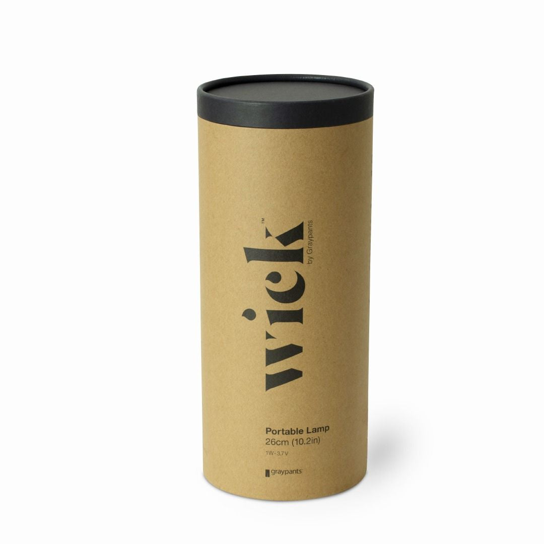 Graypants Wick Portable Table Lamp (Mist Gray)