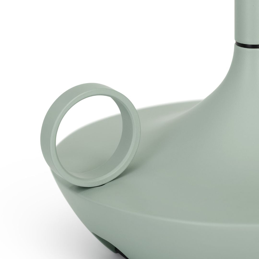 Graypants Wick Small Portable Table Lamp (Sage Green)