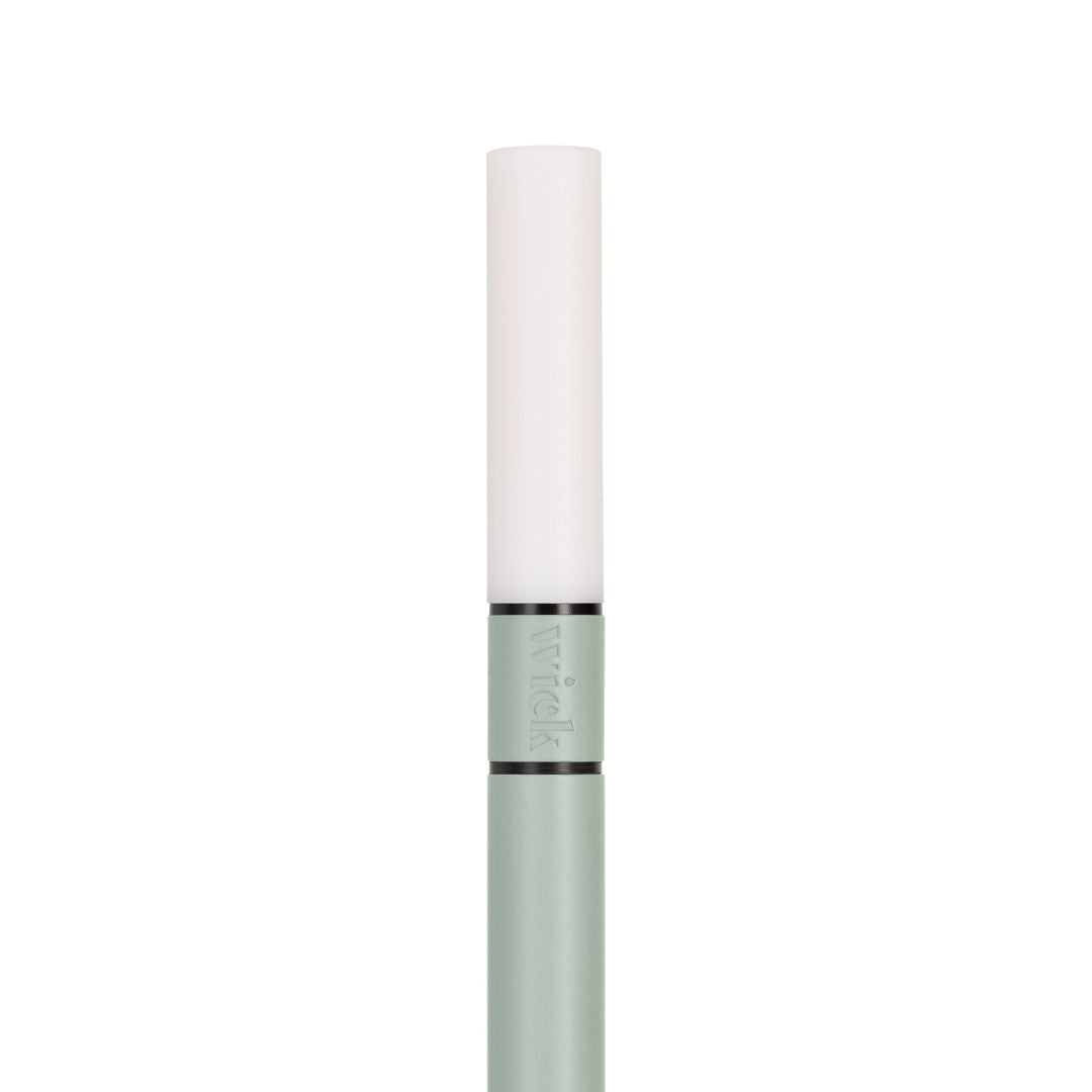 Graypants Wick Small Portable Table Lamp (Sage Green)