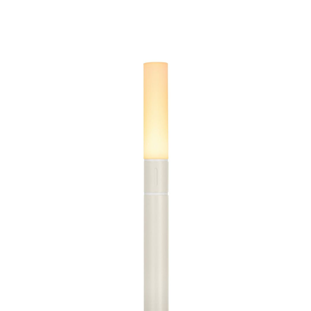 Graypants Wick Small Portable Table Lamp (Mist Gray)
