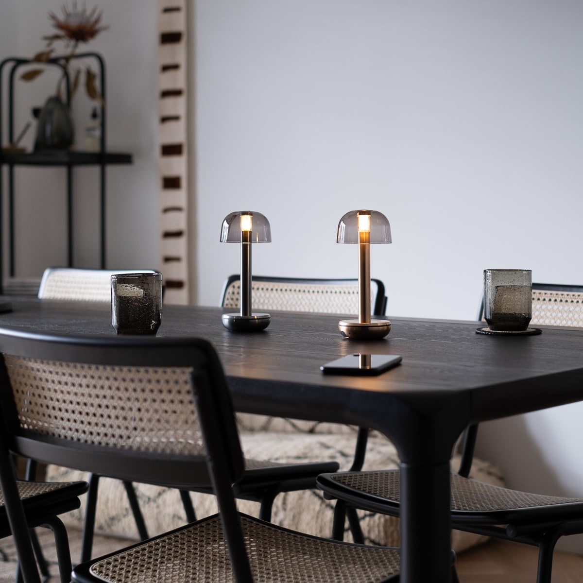 Humble Two table lamp, Gold smoked