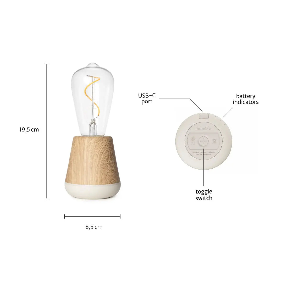 TableLights.com Humble One table lamp, set of 6 Humble Lights