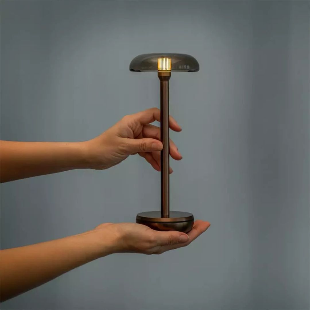 Humble Air  V1 Rechargeable Table Lamp (Bronze/Smoked)