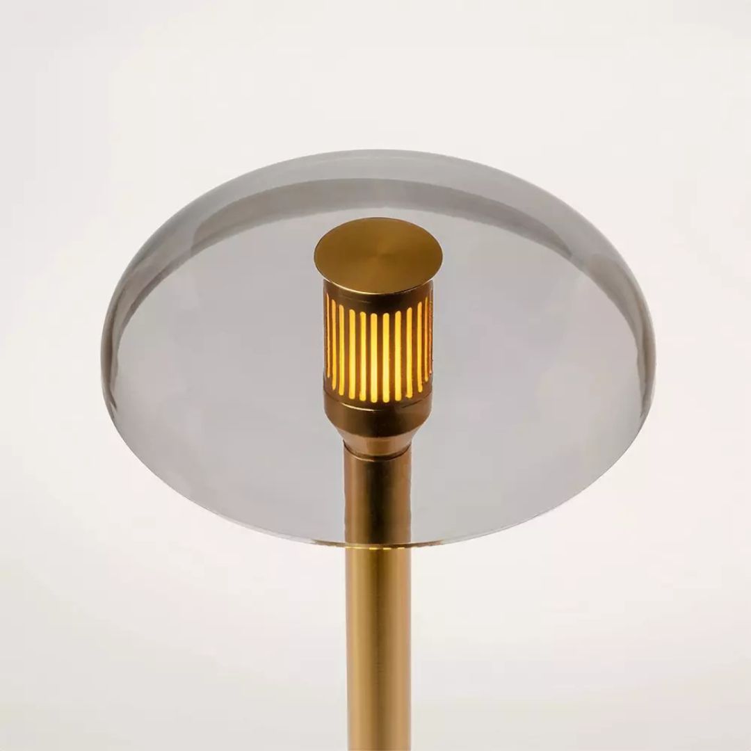 Humble Air V1 Rechargeable Table Lamp (Gold/Smoked)