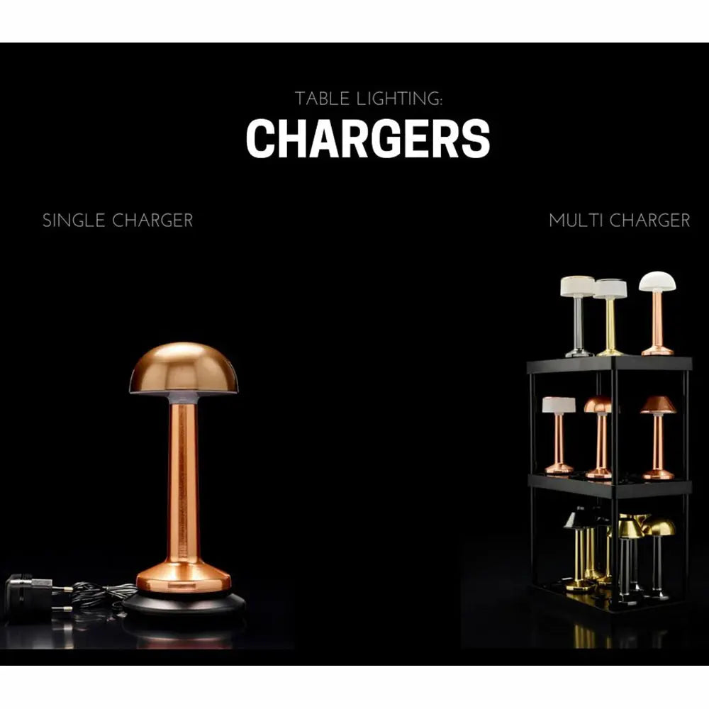 Imagilights Moments metal table lamp with skirt top, gold Imagilights