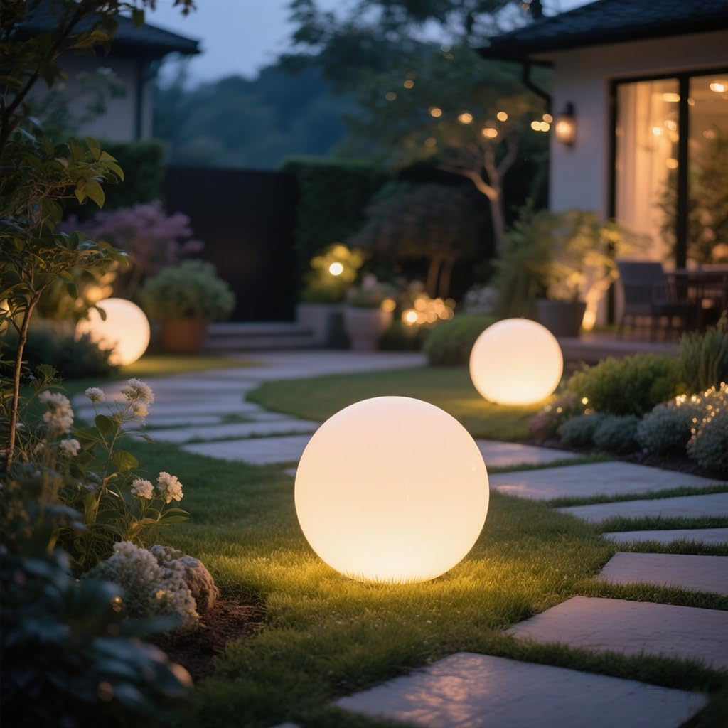Imagilights Ball 50 is part of series of modern floor lamps from Desert River Shop that illuminates and decorates both indoor and outdoor spaces.

