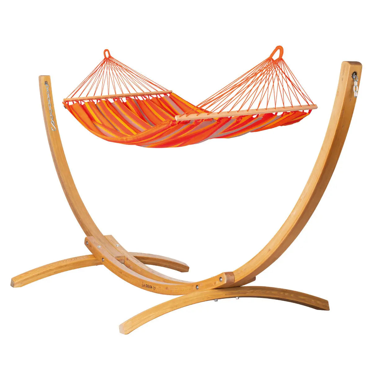 LA SIESTA Alisio spreader bar hammock for outdoor, double - DesertRiver.shop