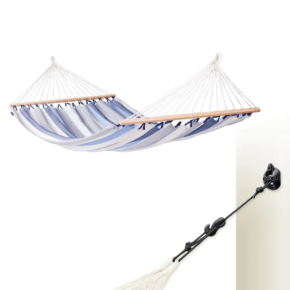 LA SIESTA Alisio spreader bar hammock for outdoor, double - DesertRiver.shop